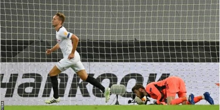 Manchester United:  hopes of ending the season with silverware wrecked by Sevilla