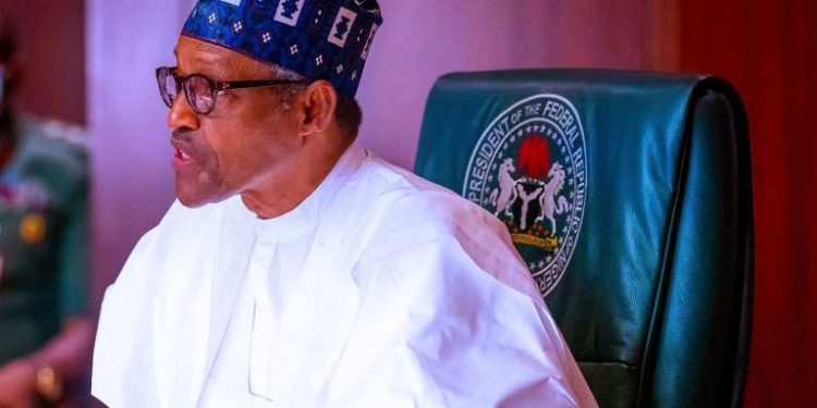 PHOTOS: Buhari in virtual meeting with former Heads of State