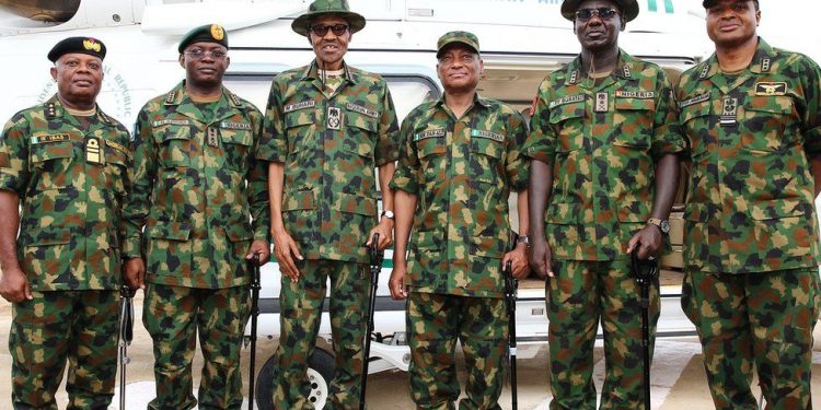 Buhari replaces armed forces chiefs, in new fight against insecurity