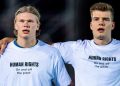 Norway players wear T-shirts protesting Qatar World Cup ahead of qualifier against Gibraltar
