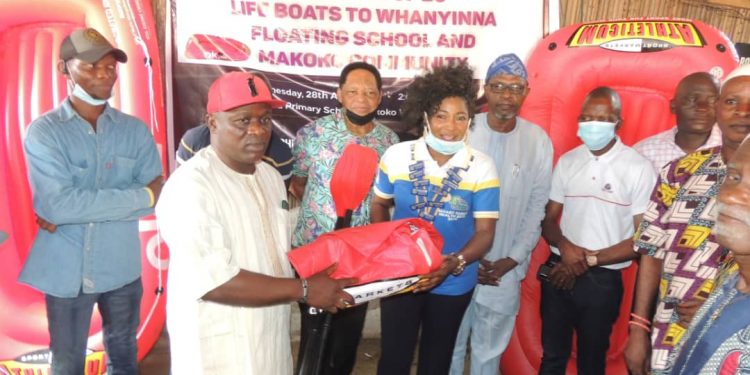 Rotary Club Mushin donates 30  free life boats to School and Makoko communities
