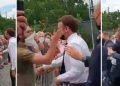 French President Emmanuel Macron slapped by member of public