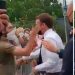 French President Emmanuel Macron slapped by member of public