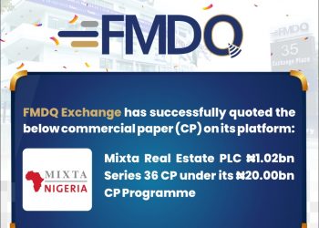 FMDQ Exchange Admits Mixta Real Estate PLC Series 36 Commercial Paper