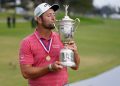 US Open: Rahm wins first major as Louis comes up short again