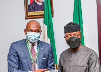 FMDQ Group CEO and Management Pay Vice President Professor Yemi Osinbajo, SAN, GCON Courtesy Visit