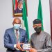 FMDQ Group CEO and Management Pay Vice President Professor Yemi Osinbajo, SAN, GCON Courtesy Visit