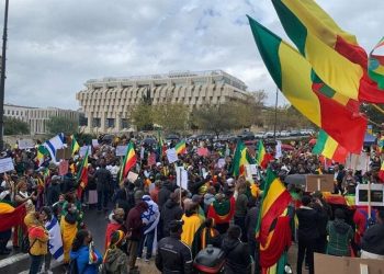 Ethiopians denounce US foreign policy in Addis Ababa