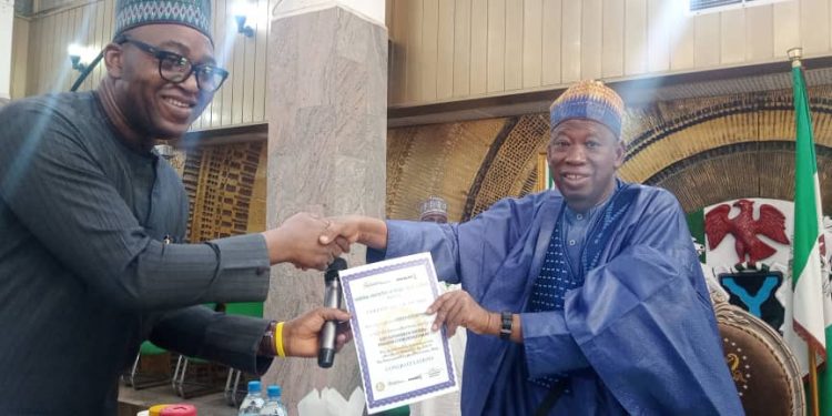 Ganduje is Nanta Governor of the Year Awardee, promises to change Kano Tourism Economy