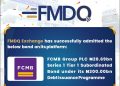  FCMB Group PLC Lists its Pioneer Bond of ₦20.69 Billion on FMDQ Exchange