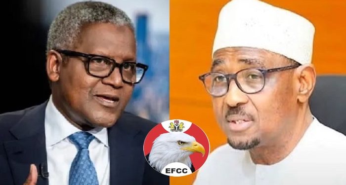 Dangote Petitions EFCC Over Alleged Corruption by Ex-NMDPRA Boss