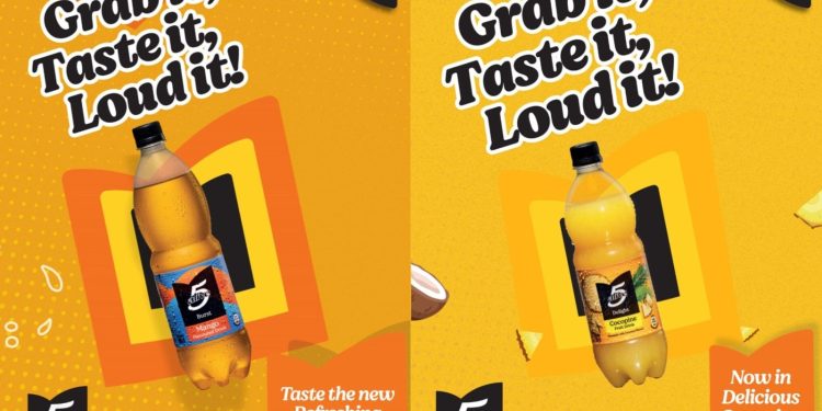 5Alive Unveils Mango, Cocopine Flavours to Engage Nigeria’s Youth Market