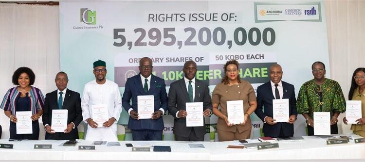 Guinea Insurance Plc Launches N5.8 Billion Rights Issue Ahead of 2026 Recapitalisation Deadline
