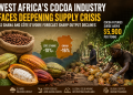West Africa’s Cocoa Industry Faces Deepening Supply Crisis as Ghana and Côte d’Ivoire Forecast Sharp Output Declines