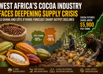 West Africa’s Cocoa Industry Faces Deepening Supply Crisis as Ghana and Côte d’Ivoire Forecast Sharp Output Declines