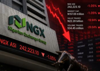 NGX Extends Losing Streak as Market Sheds N1.67tn, ASI Falls 1.05%