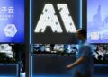 A person visits the World Artificial Intelligence Conference in Shanghai, China July 26, 2025. REUTERS/Go Nakamura