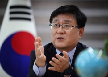 South Korea's Minister of Climate, Energy and Environment Kim Sung-hwan speaks during an interview with Reuters in Seoul, South Korea, September 2, 2026. REUTERS/Kim Hong-Ji